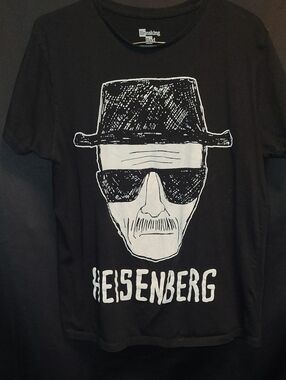 Primark Black Heisenberg Graphic Tee  SIZE LARGE